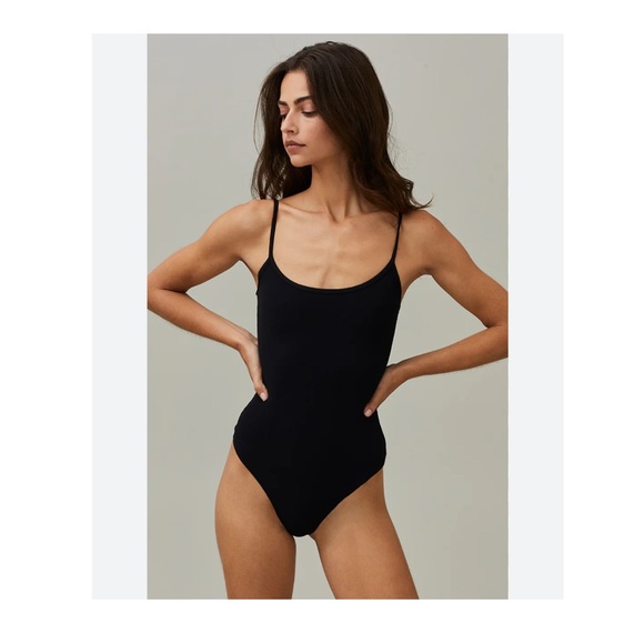 NWT ALIX NYC Elizabeth Bodysuit in Black Sz M - Picture 1 of 8